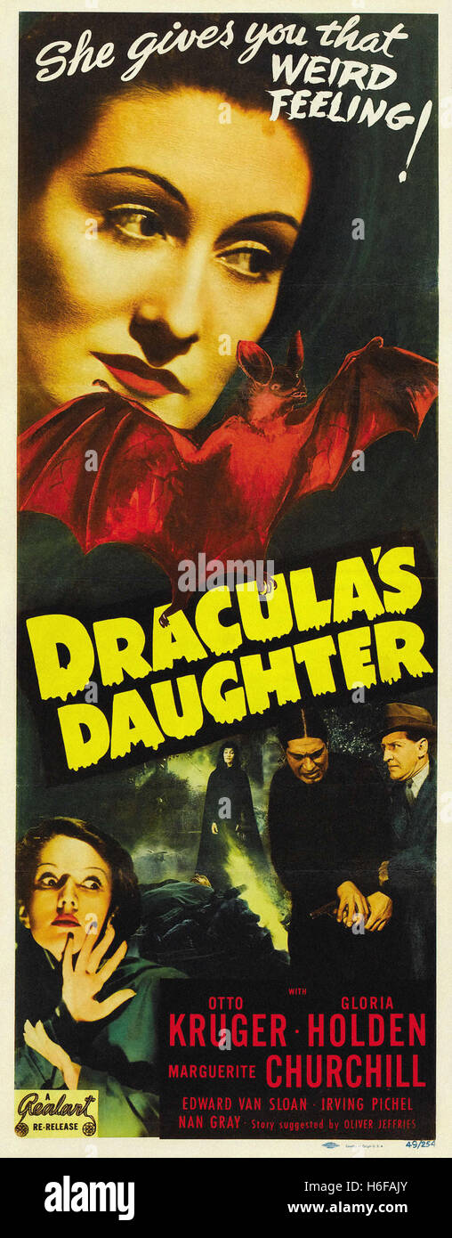 Dracula's Daughter Movie Poster Stock Photo Alamy