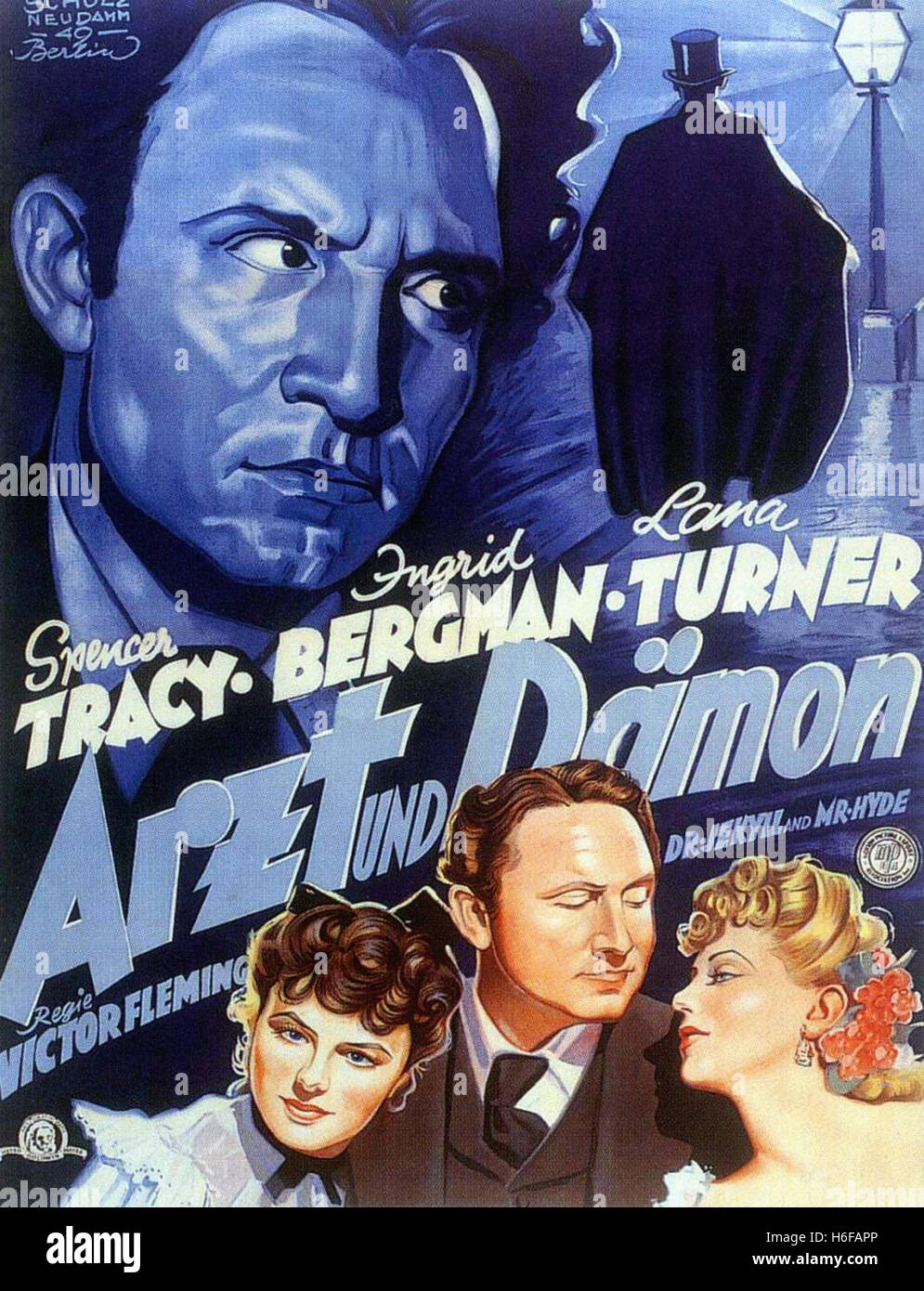 Dr. Jekyll and Mr. Hyde (1941) German Movie Poster Stock Photo Alamy