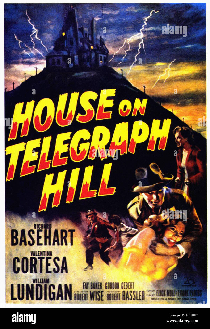 The House on Telegraph Hill Movie Poster Stock Photo Alamy