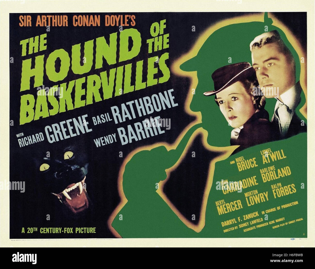The hound of the baskervilles poster hires stock photography and