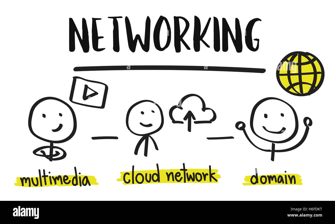 Communication Connection Network Share Concept Stock Photo - Alamy