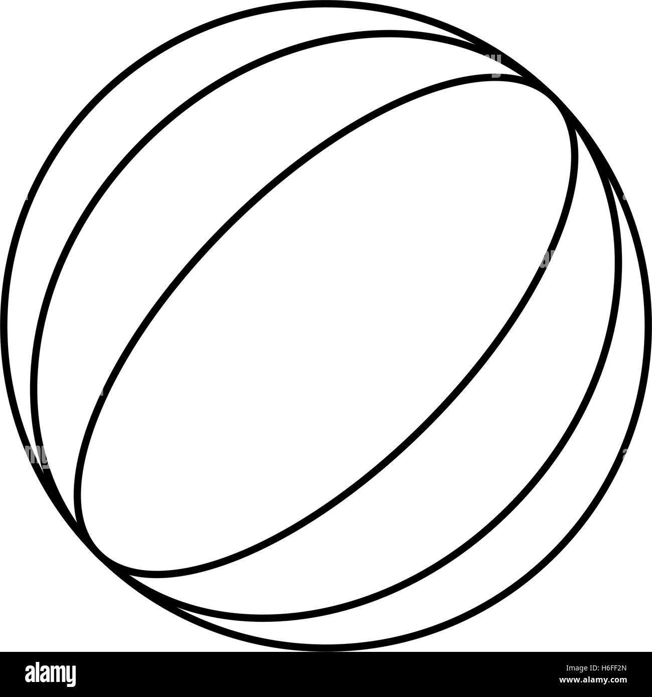 Isolated summer ball design Stock Vector Image &amp; Art - Alamy