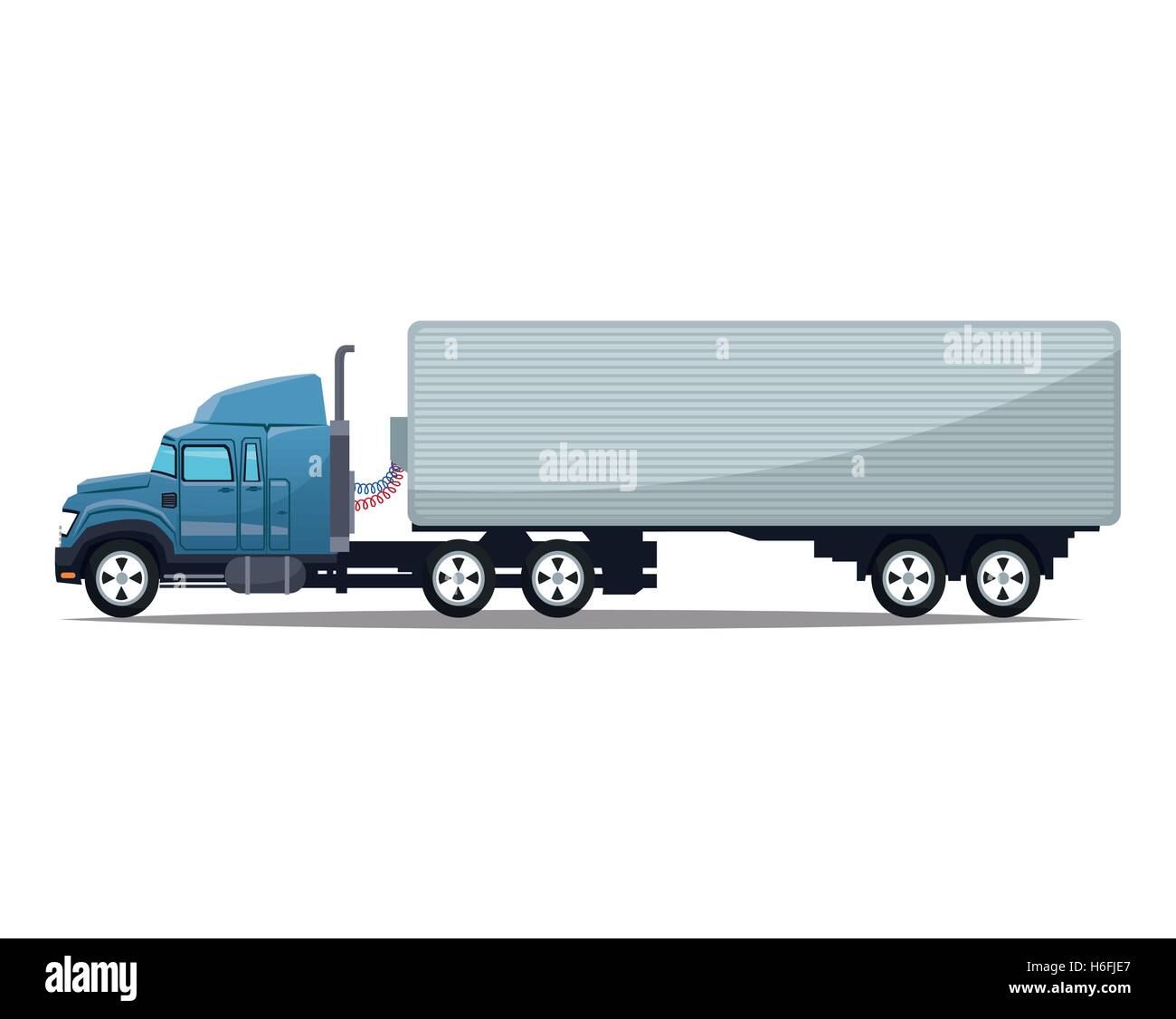 Big truck vehicle and transportation design Stock Vector Image &amp; Art ...