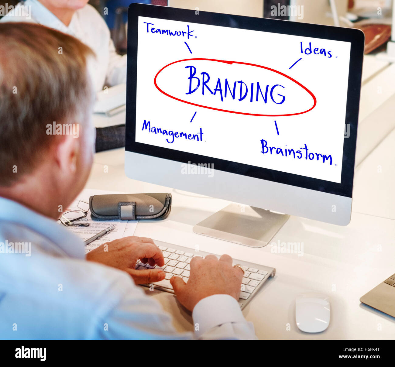 Process Business Strategy Management Solution Teamwork Concept Stock ...