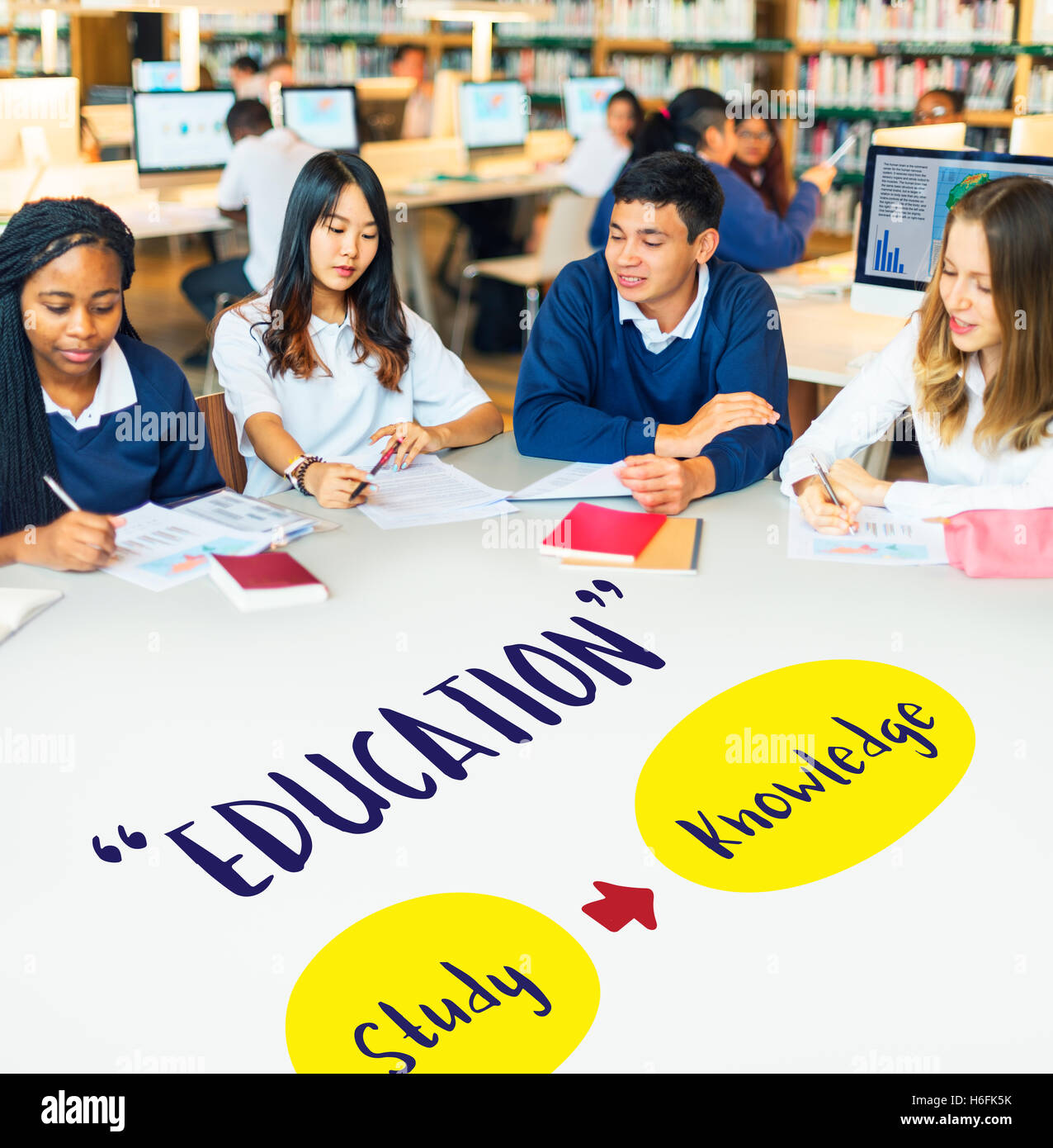 Education Knowledge Studying Learning Intelligence Concept Stock Photo ...
