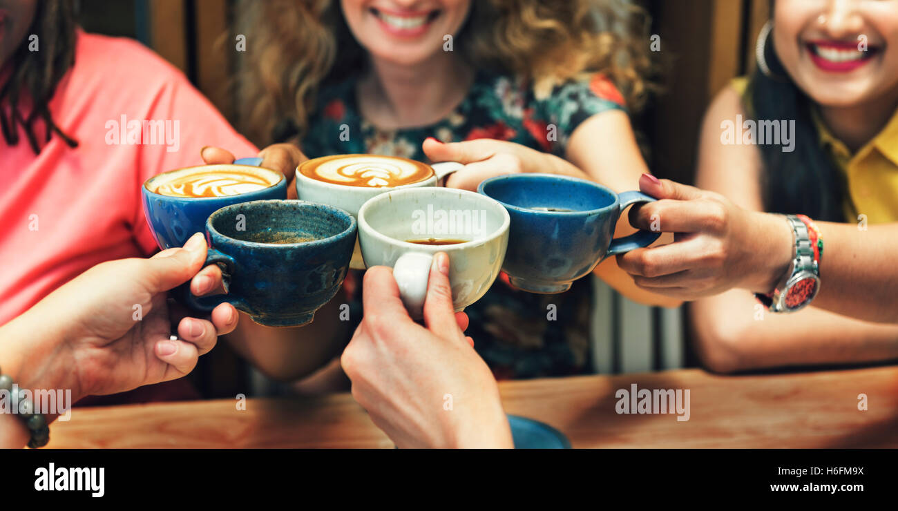 Ladies drinking afternoon tea hi-res stock photography and images - Alamy