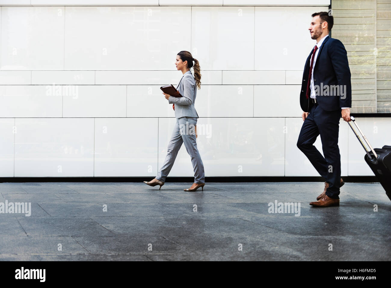 Business People Commuter Walking City Life Concept Stock Photo - Alamy