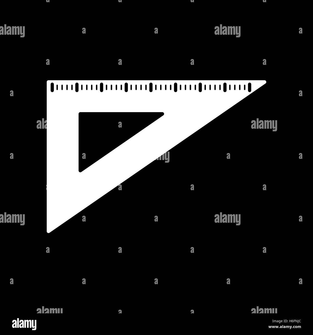 The triangle icon. Triangle symbol. Flat Vector illustration Stock