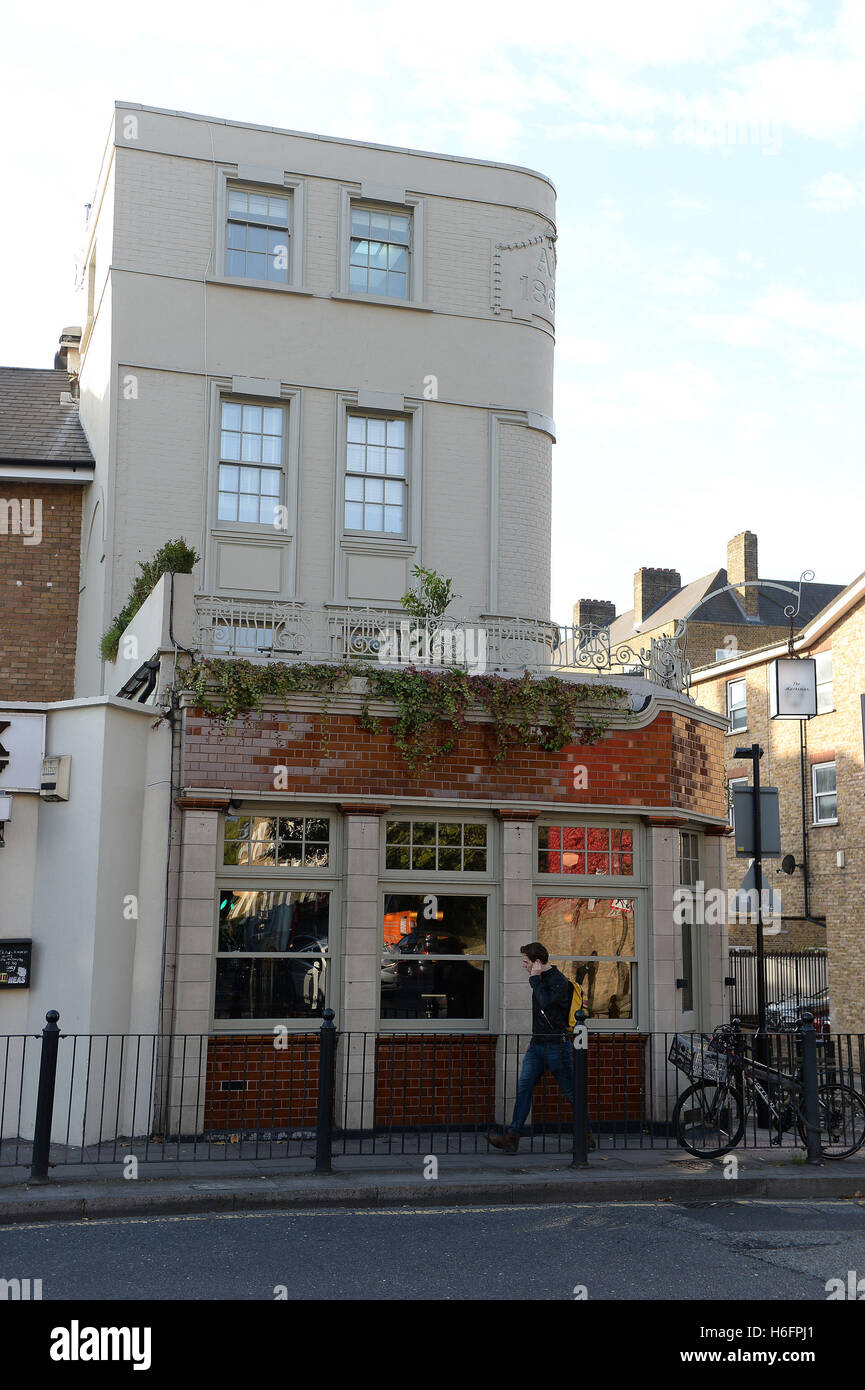 The Marksman Pub in Hackney Road east London, which has won the