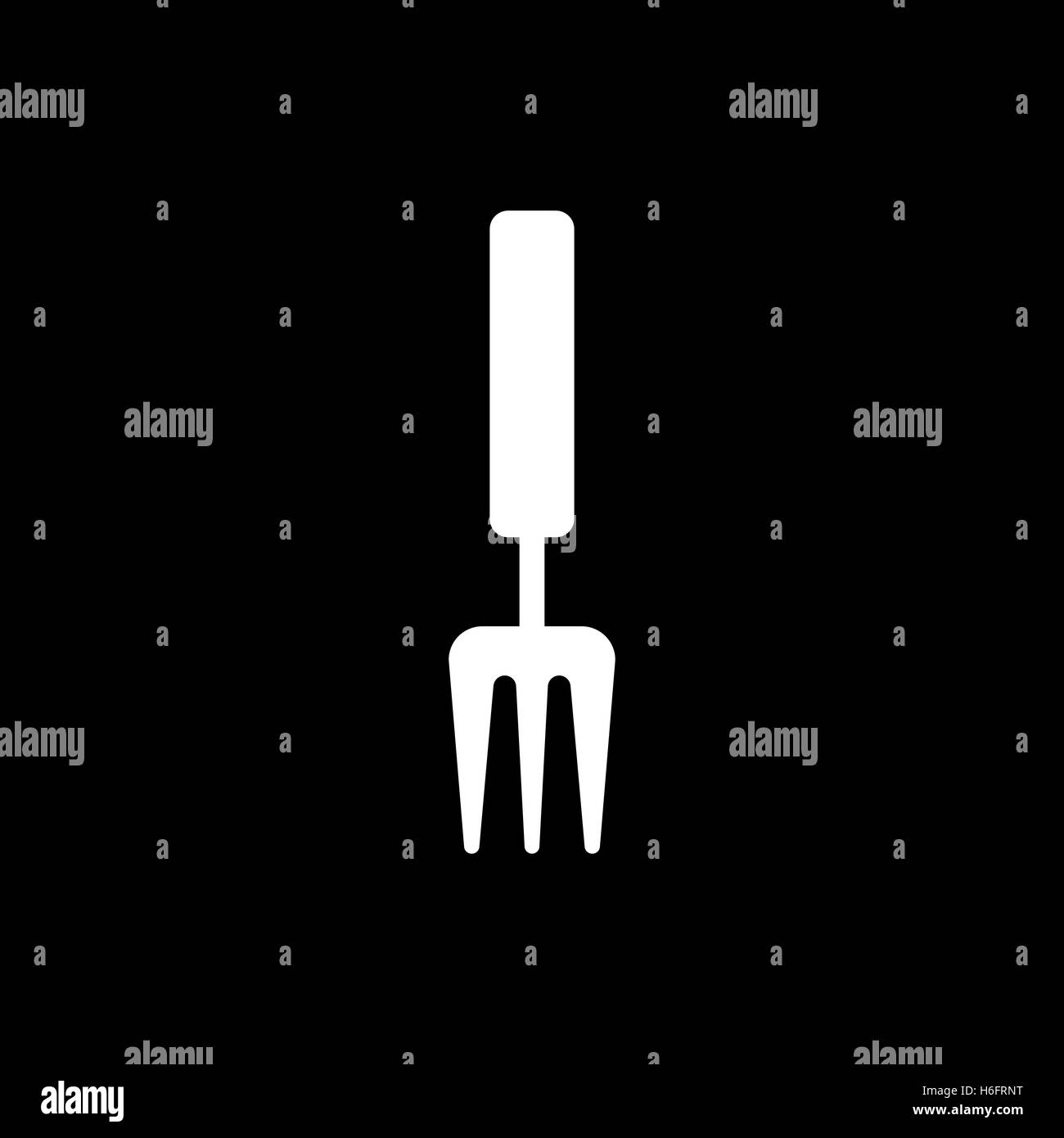 The rake icon. Raking symbol. Flat Vector illustration Stock Vector ...