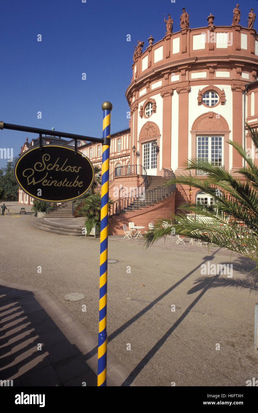 Germany, Hesse, Wiesbaden, castle Biebrich. Stock Photo