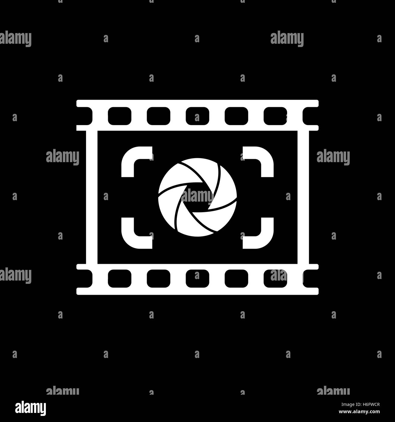 Viewfinder icon Black and White Stock Photos & Images - Alamy