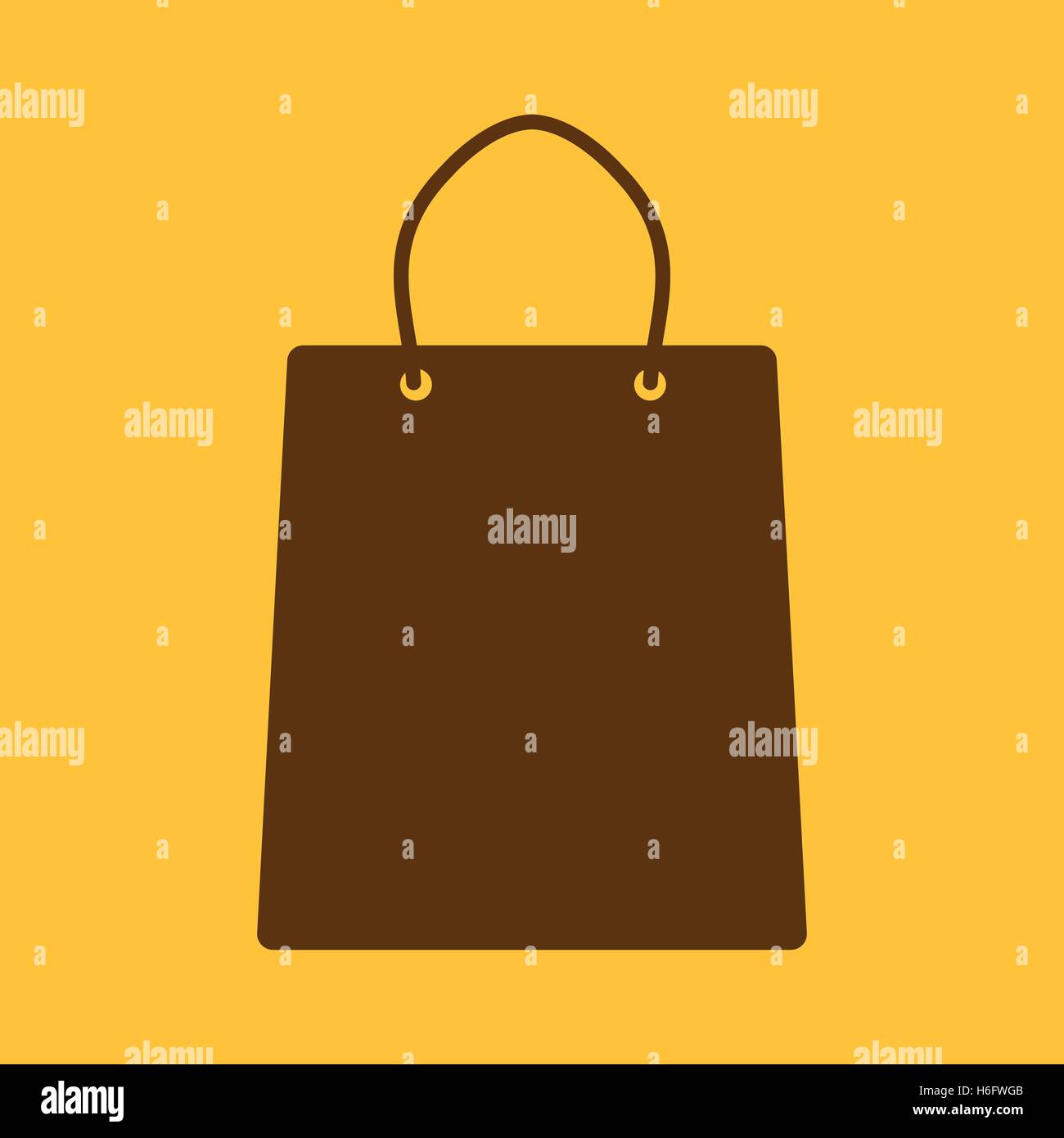 The shopping bag icon. Shopping bag. Flat. Vector illustration Stock ...