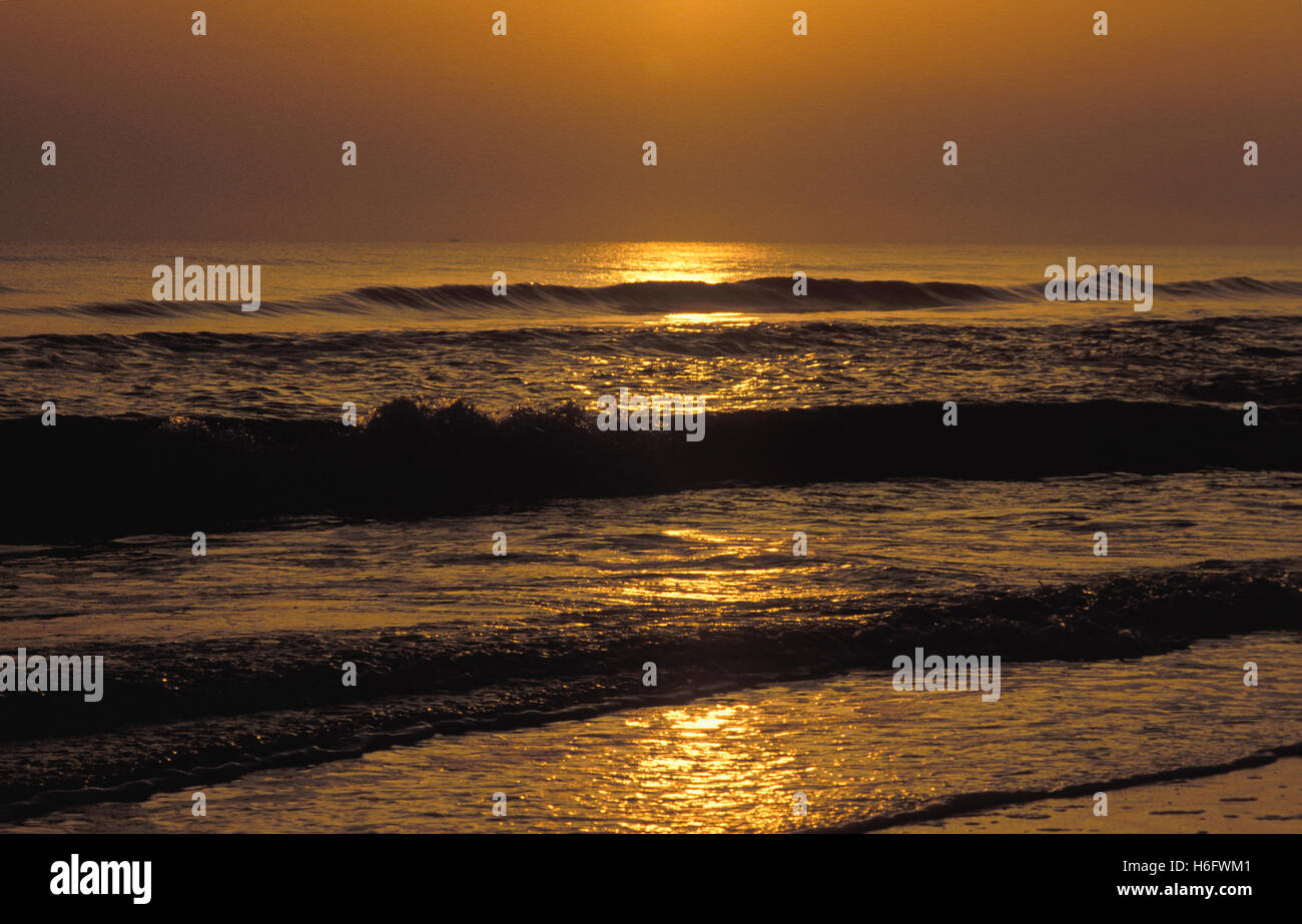 Tunisia, Jarbah Island, at Sidi Mahrez beach. Stock Photo