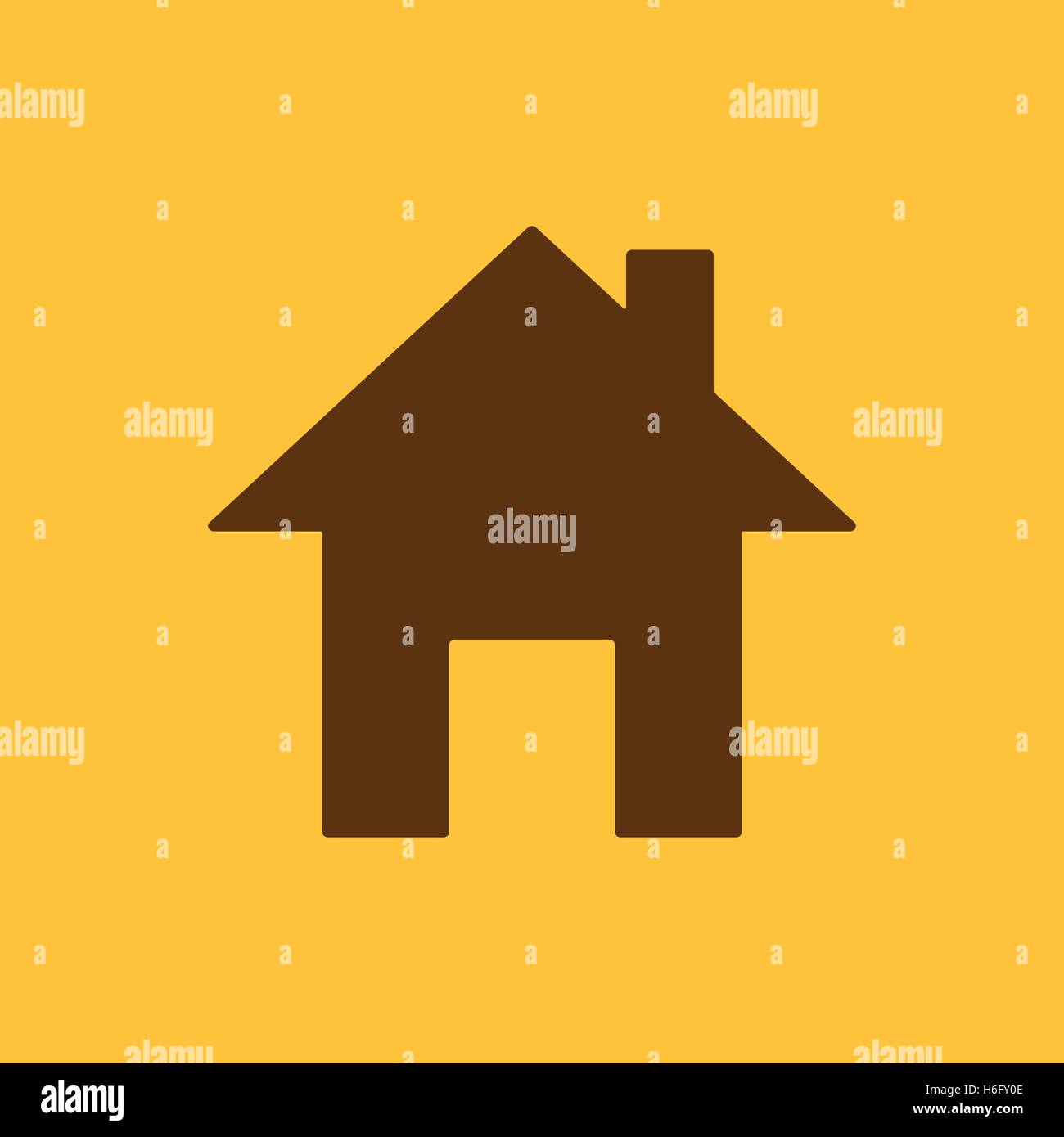 The home icon. House symbol. Flat Vector illustration. Button Set Stock ...