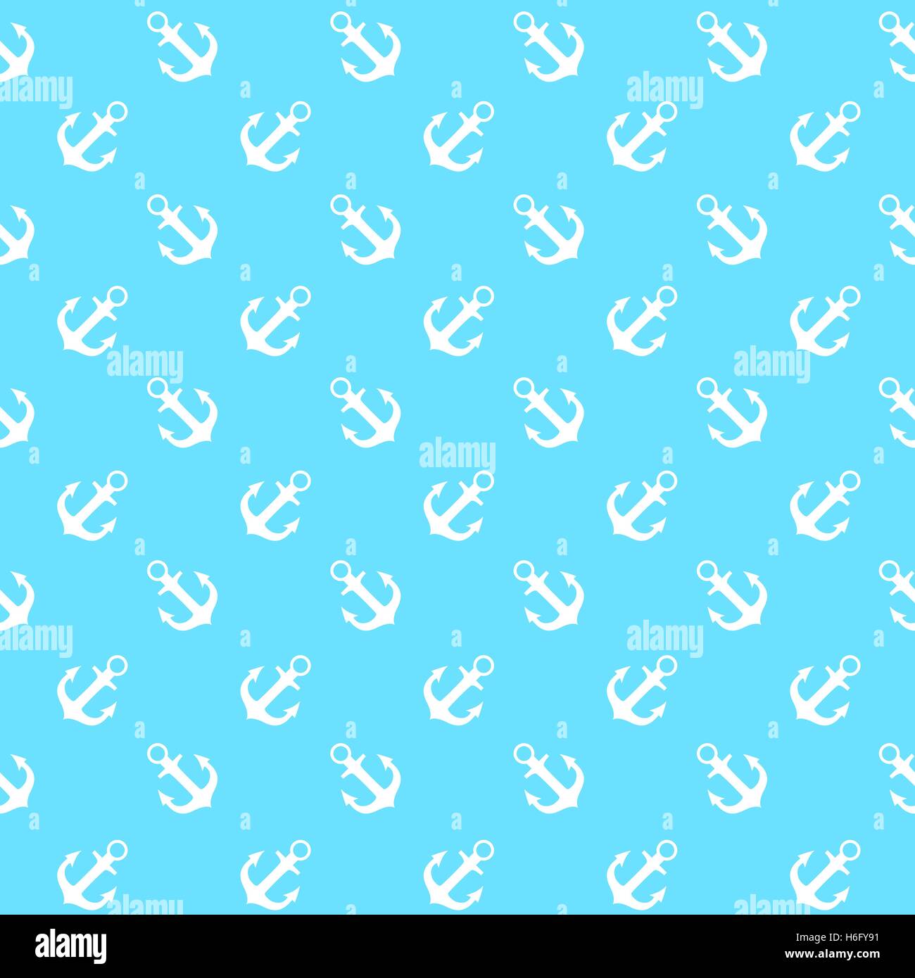 Anchor Seamless Pattern Background Vector Illustration Stock Vector ...