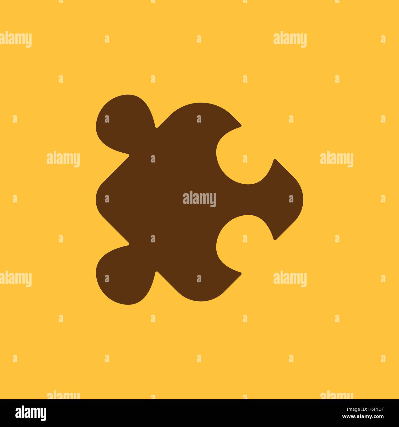 The puzzle icon. Jigsaw and toy symbol. Flat Vector illustration Stock ...