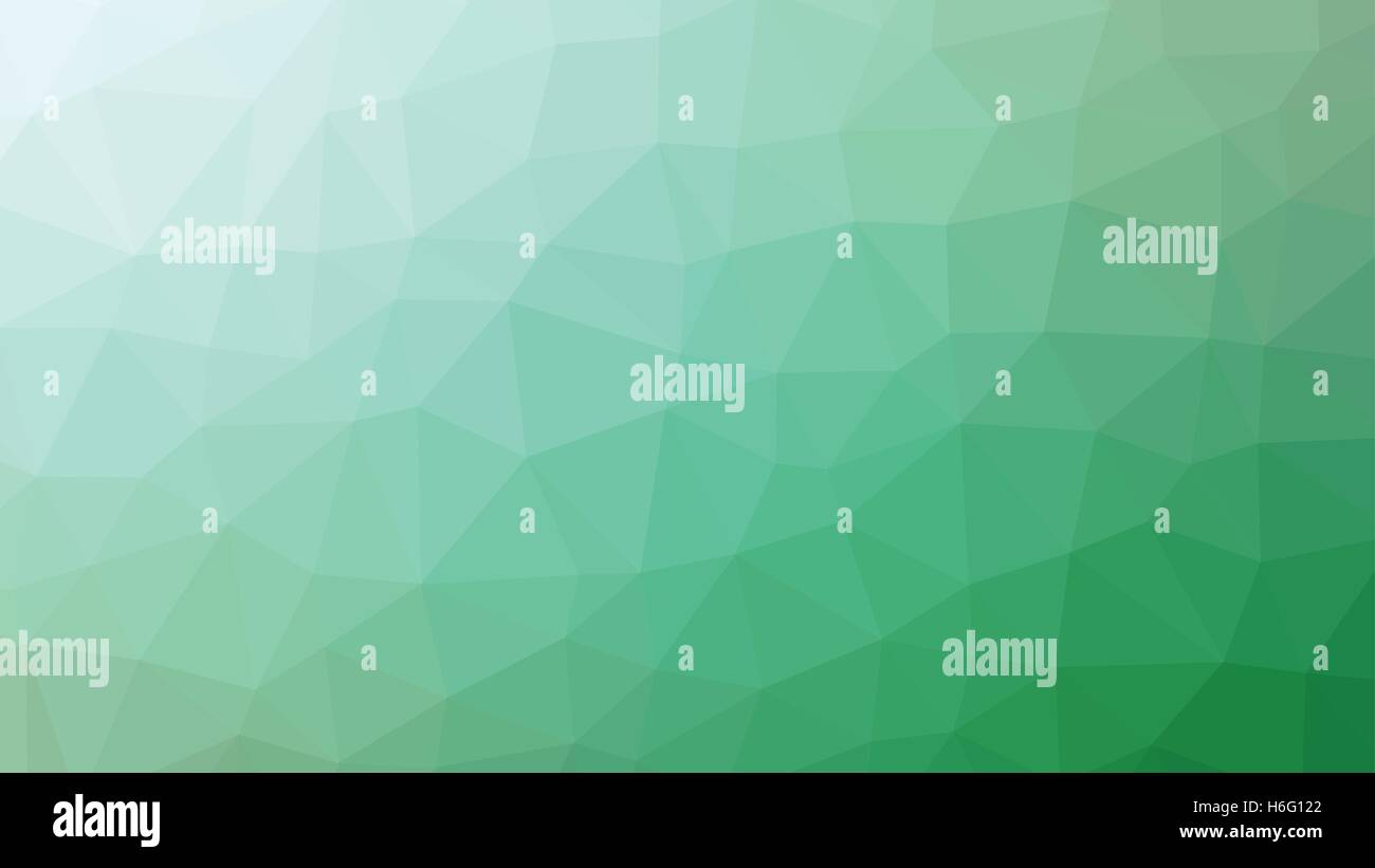Abstract green vector gradient lowploly of many triangles background ...