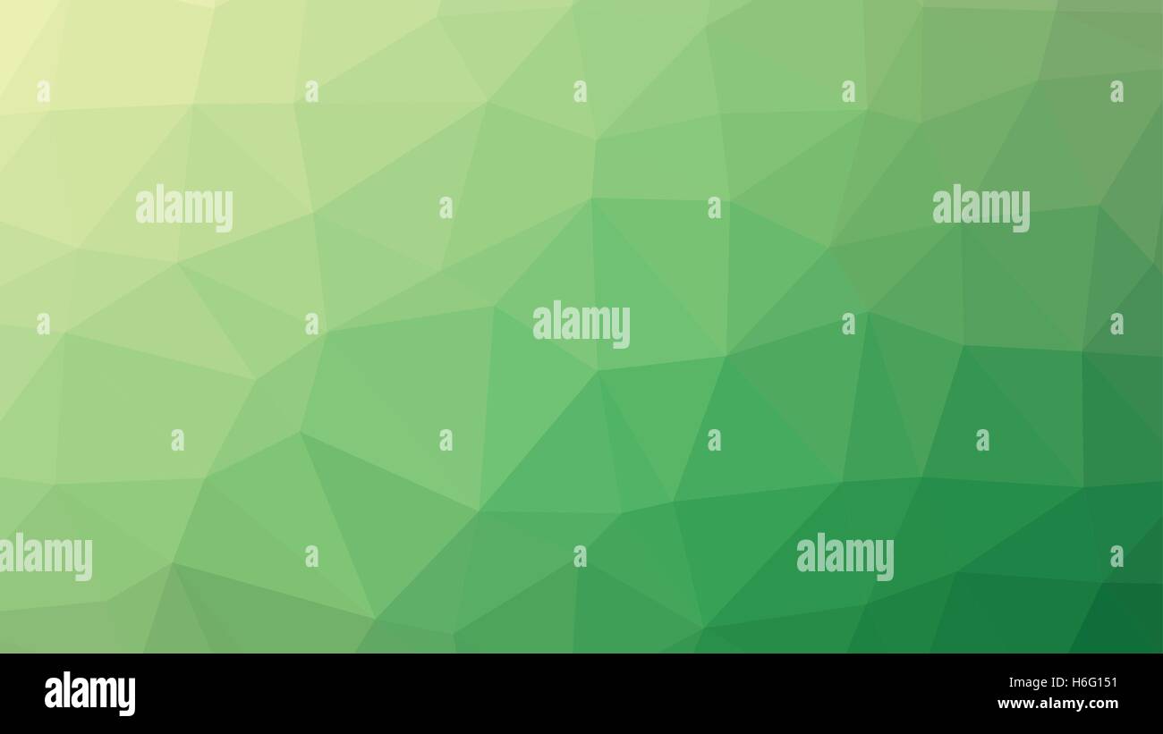 Abstract green vector gradient lowploly of many triangles background ...