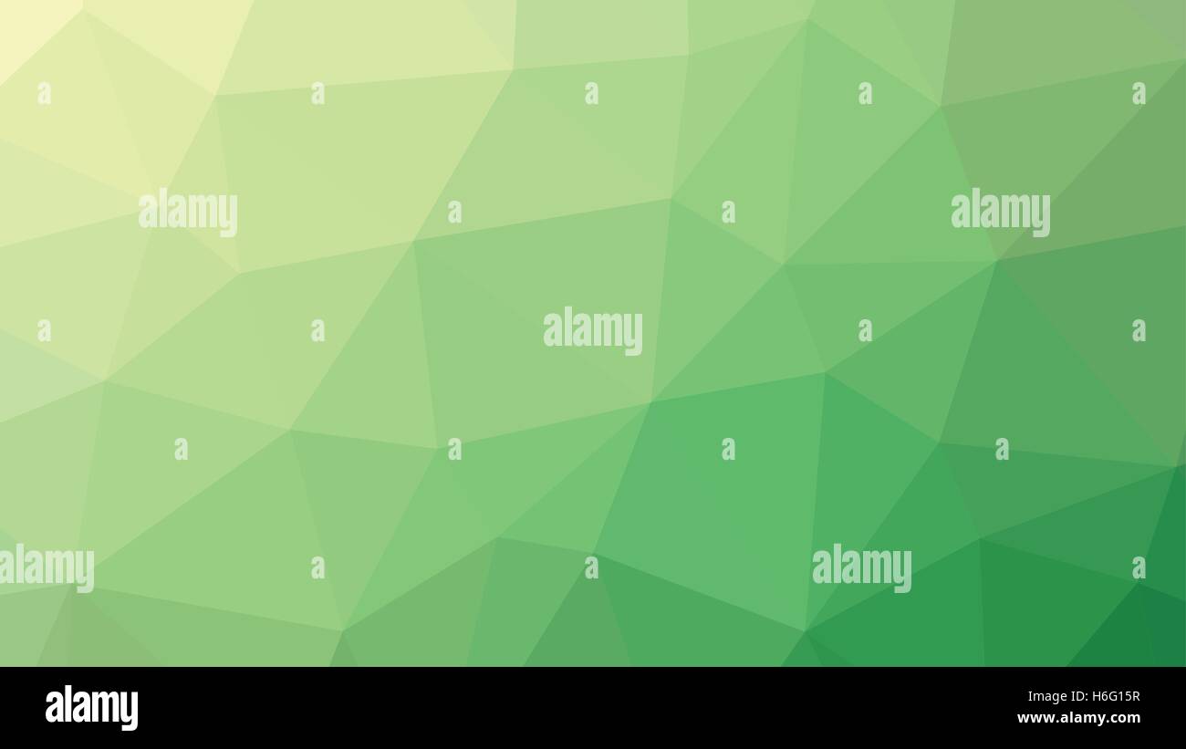 Abstract green vector gradient lowploly of many triangles background ...