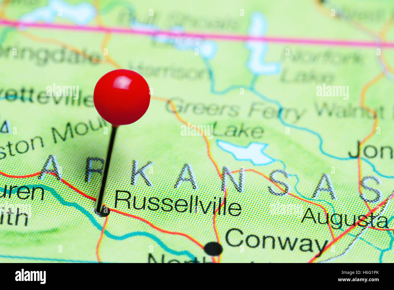 Map of arkansas hi-res stock photography and images - Alamy