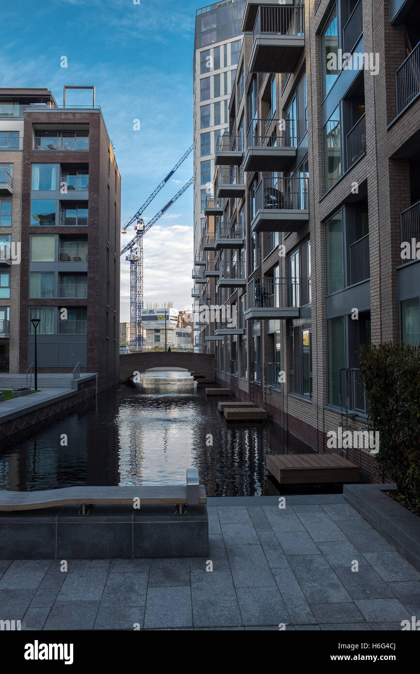 Apartments at the Chelsea Creek development in Chelsea London Stock