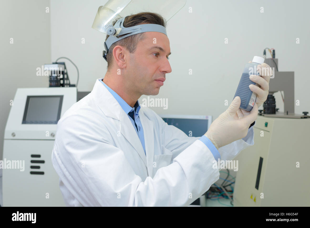 Liquid Classifier Machine classifying the liquid Stock Photo - Alamy