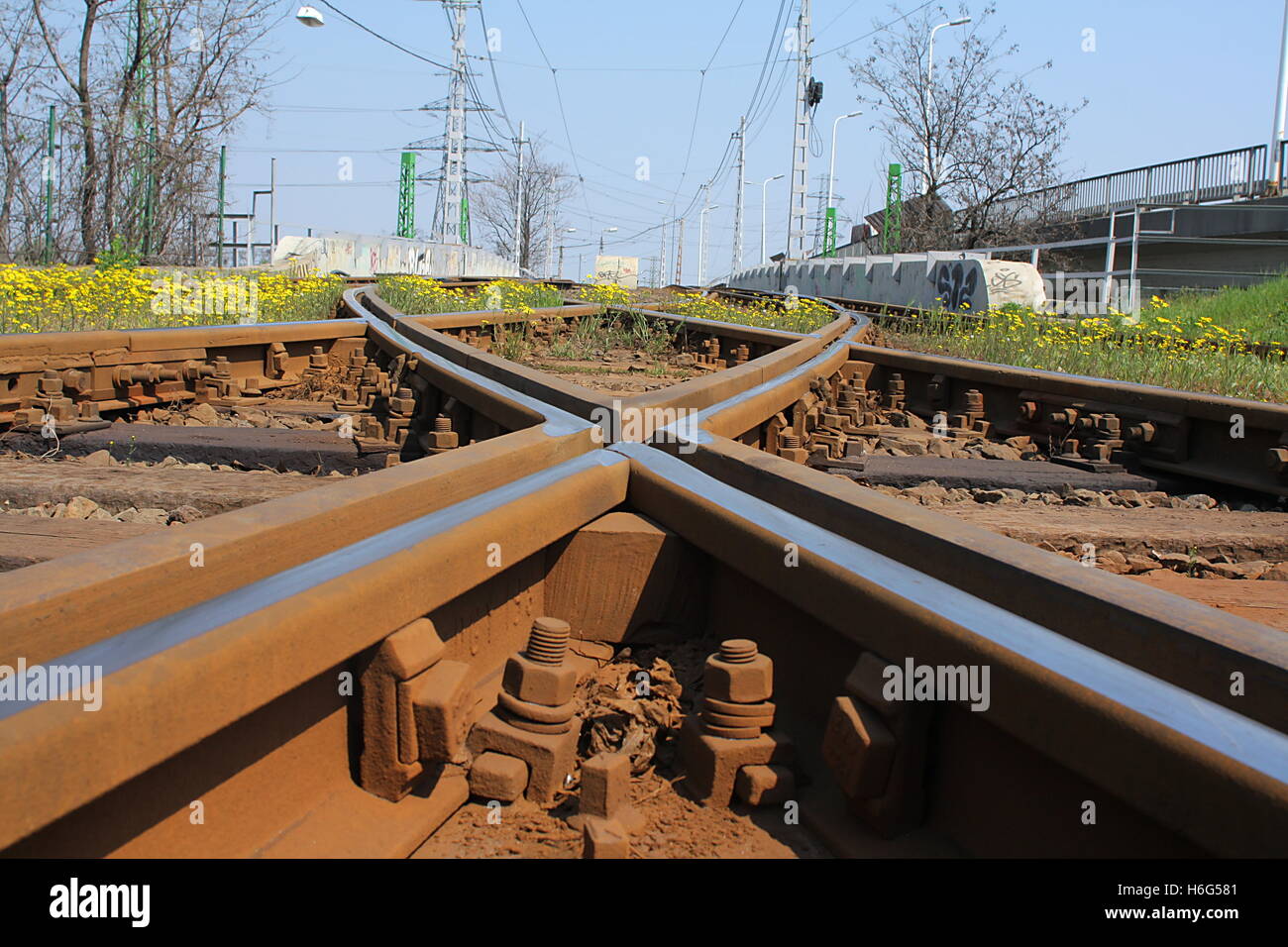 Rail junction hires stock photography and images Alamy