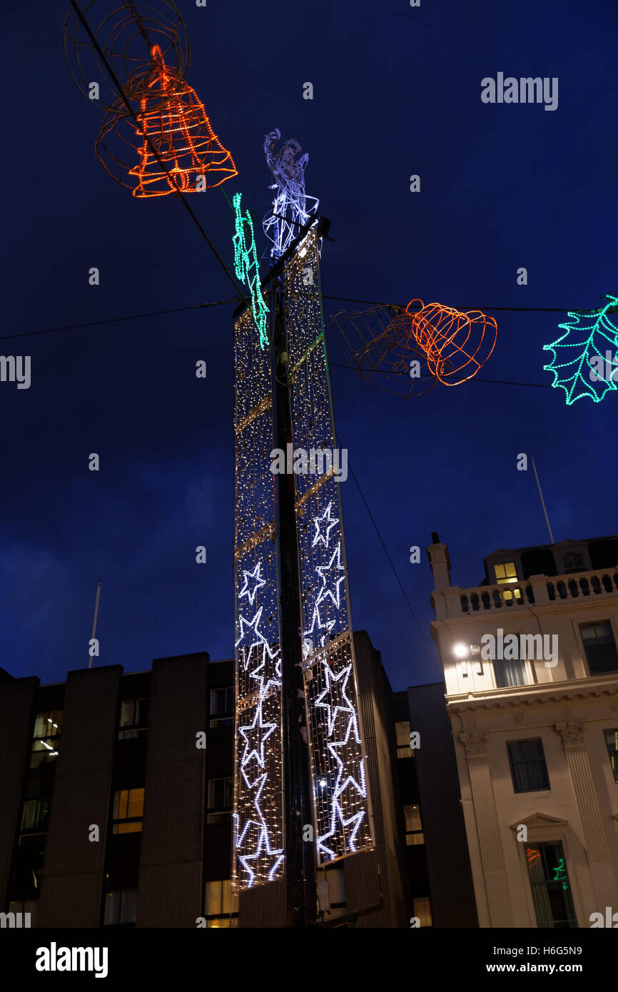 Glasgow Christmas celebration Square lights ice skating party