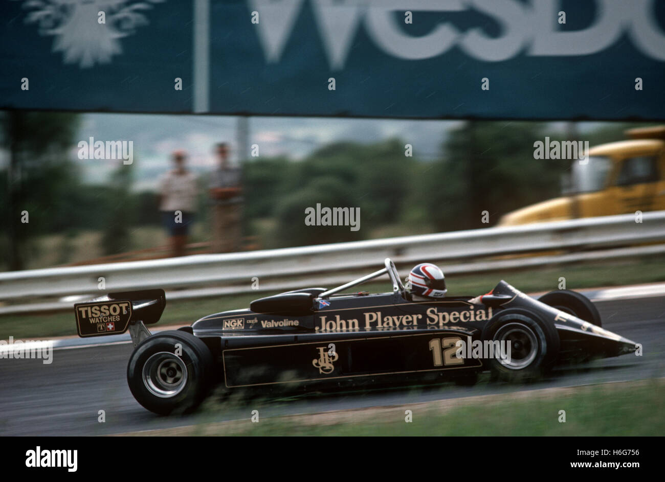 Nigel Mansell Lotus F1 South Africa Stock Photo