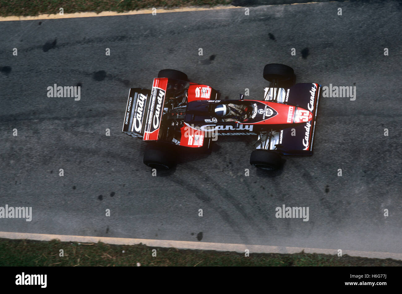 35 Derek Warwick Toleman 1983 Brazilian GP, Rio de Janeiro Stock Photo