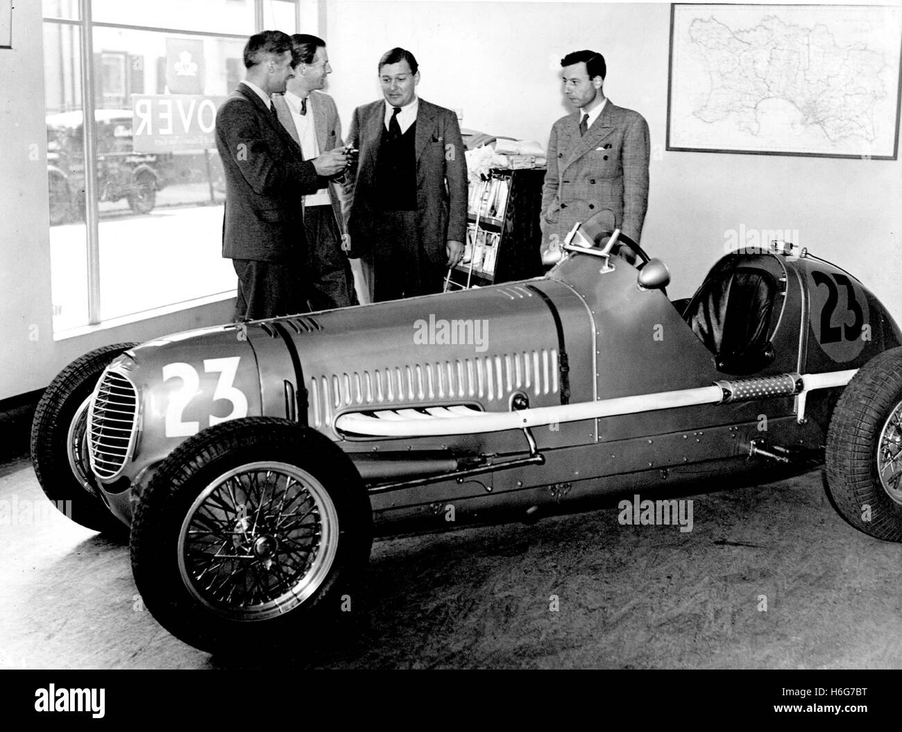 Race car driving 1940s hi-res stock photography and images - Alamy