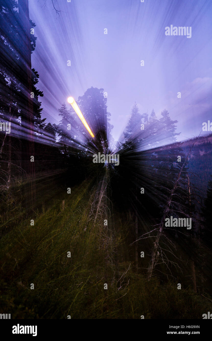 Colorful, Creative, Art images from the High Sierras of California. Stock Photo