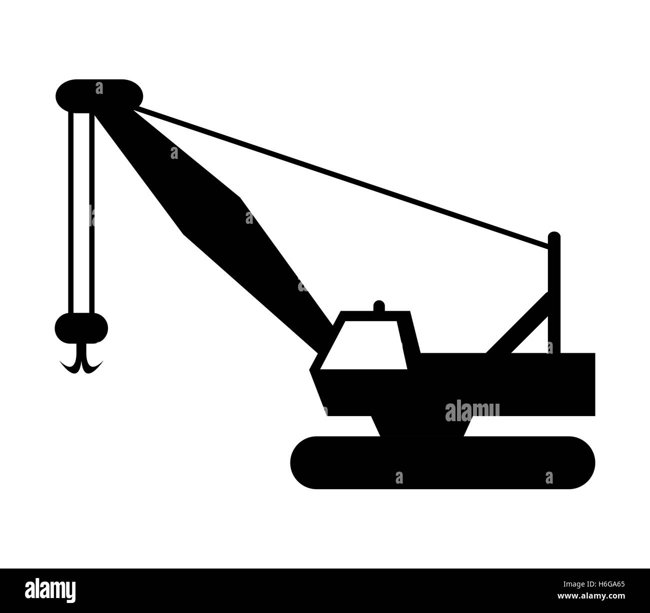 Crane icon Stock Photo - Alamy