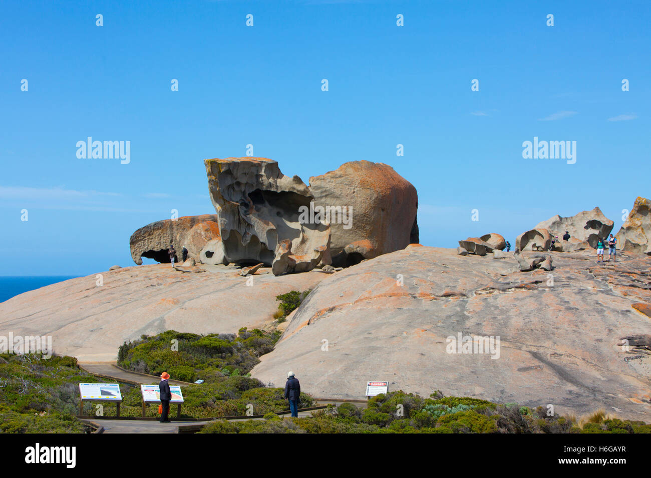 The Remarkable rocks in Flinders chase national park, on Kangaroo
