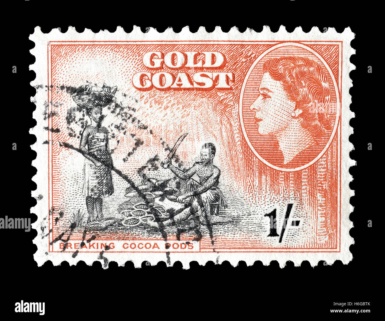Gold Coast stamp 1952 Stock Photo - Alamy