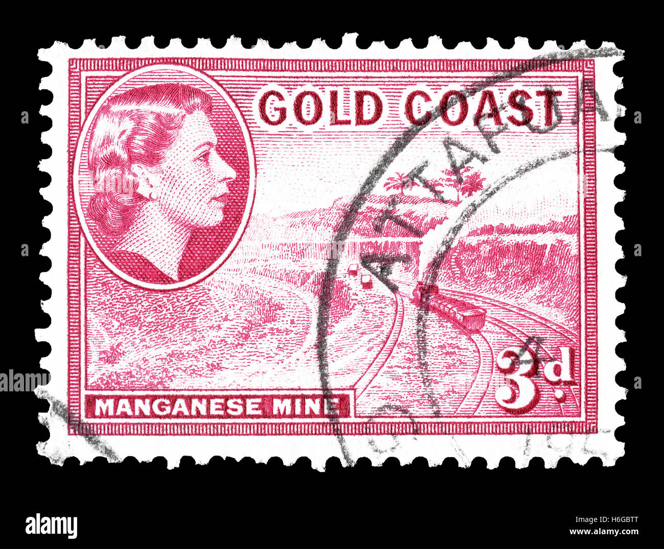 Gold coast postage stamp hi-res stock photography and images - Alamy