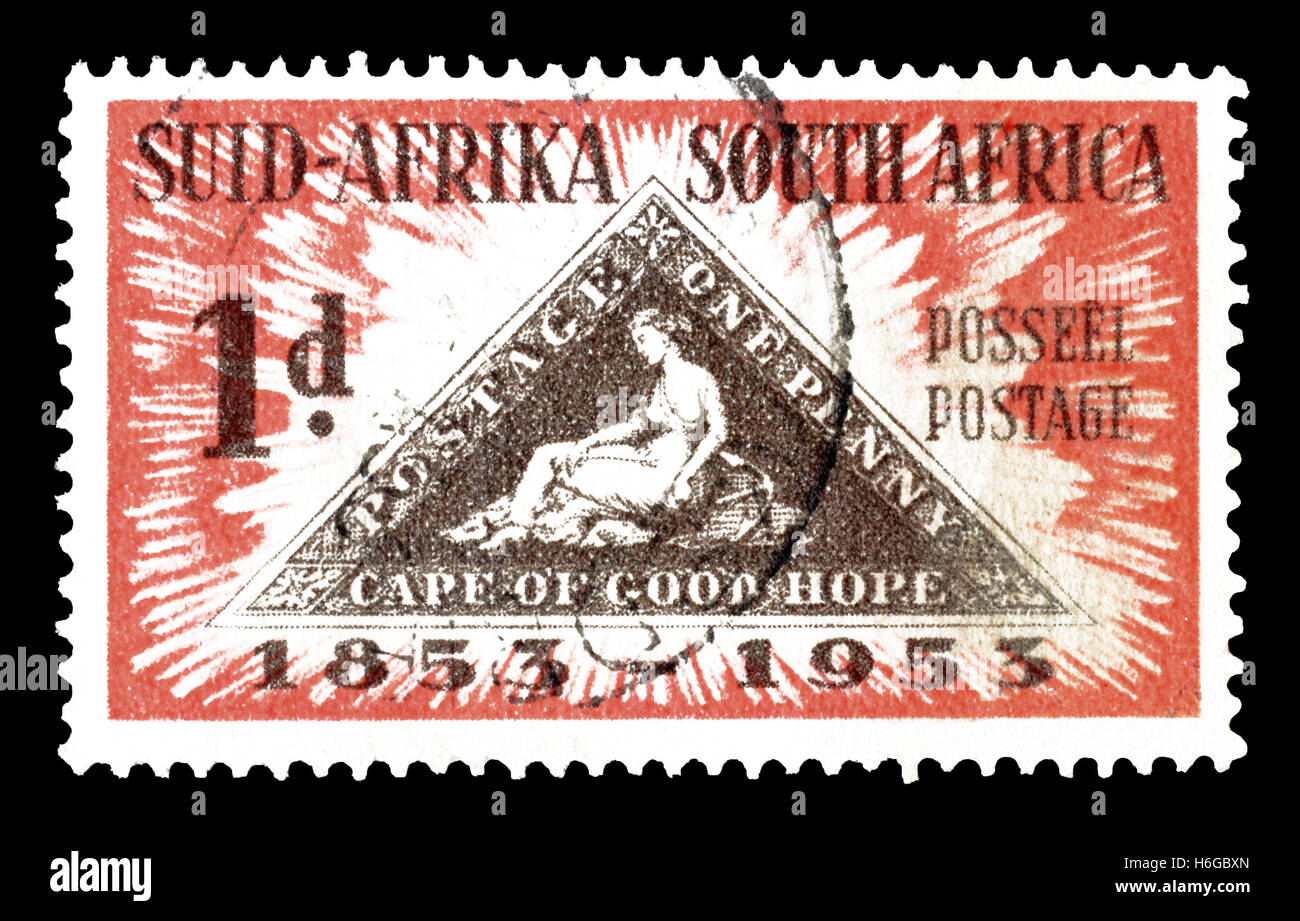 South Africa stamp 1953 Stock Photo Alamy