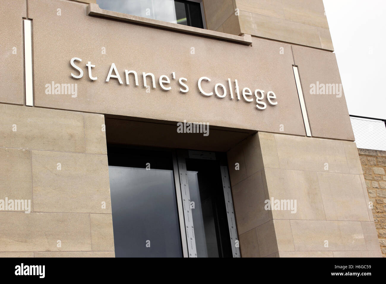 St Anne's College New Library and Academic Centre in Woodstock Road Oxford Stock Photo
