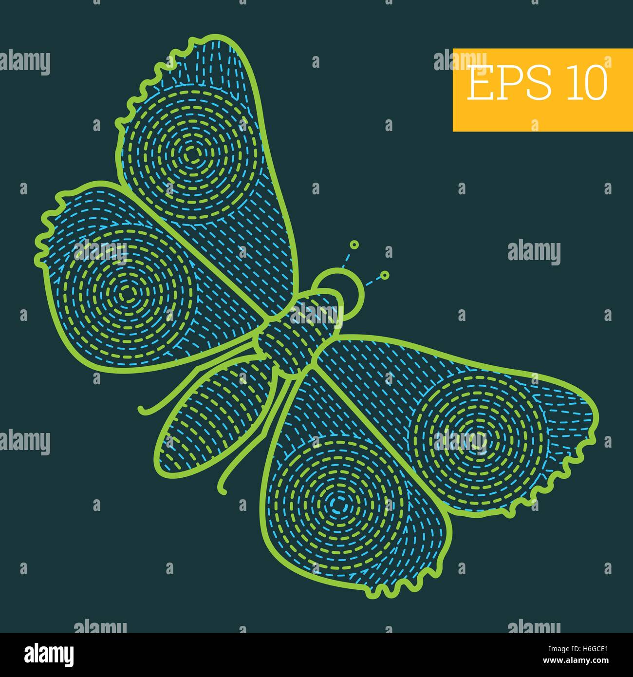 insect outline vector Stock Vector