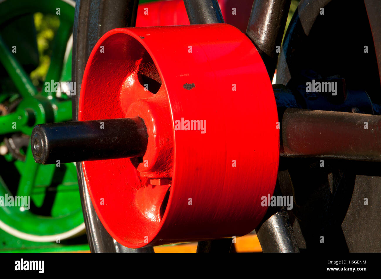 1909 Stover JP engine, Great Oregon Steam-Up, Antique Powerland, Brooks, Oregon Stock Photo