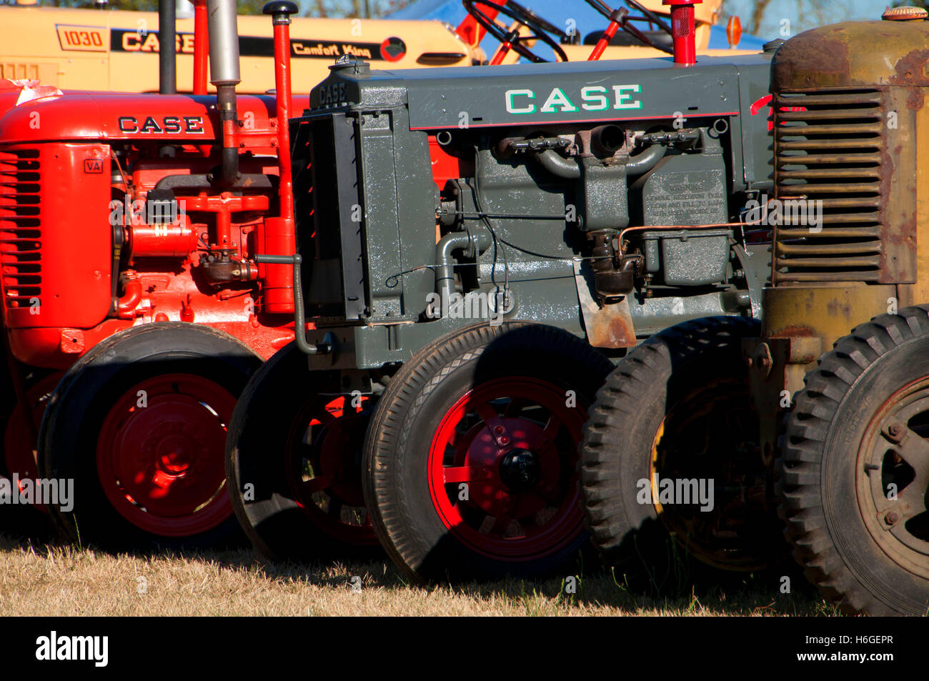 Case tractors, Great Oregon SteamUp, Antique Powerland, Brooks, Oregon
