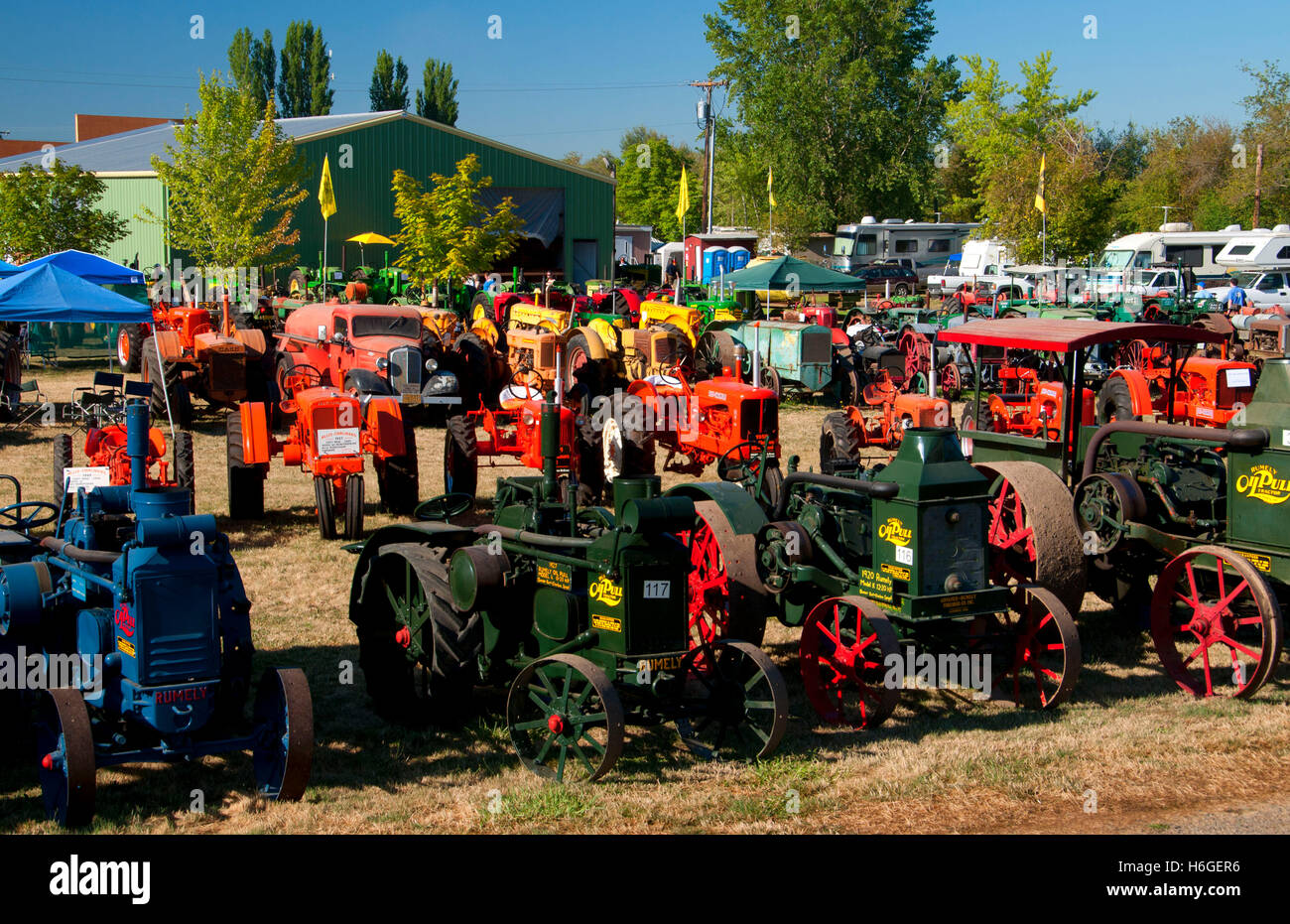 Antique tractors, Great Oregon SteamUp, Antique Powerland, Brooks