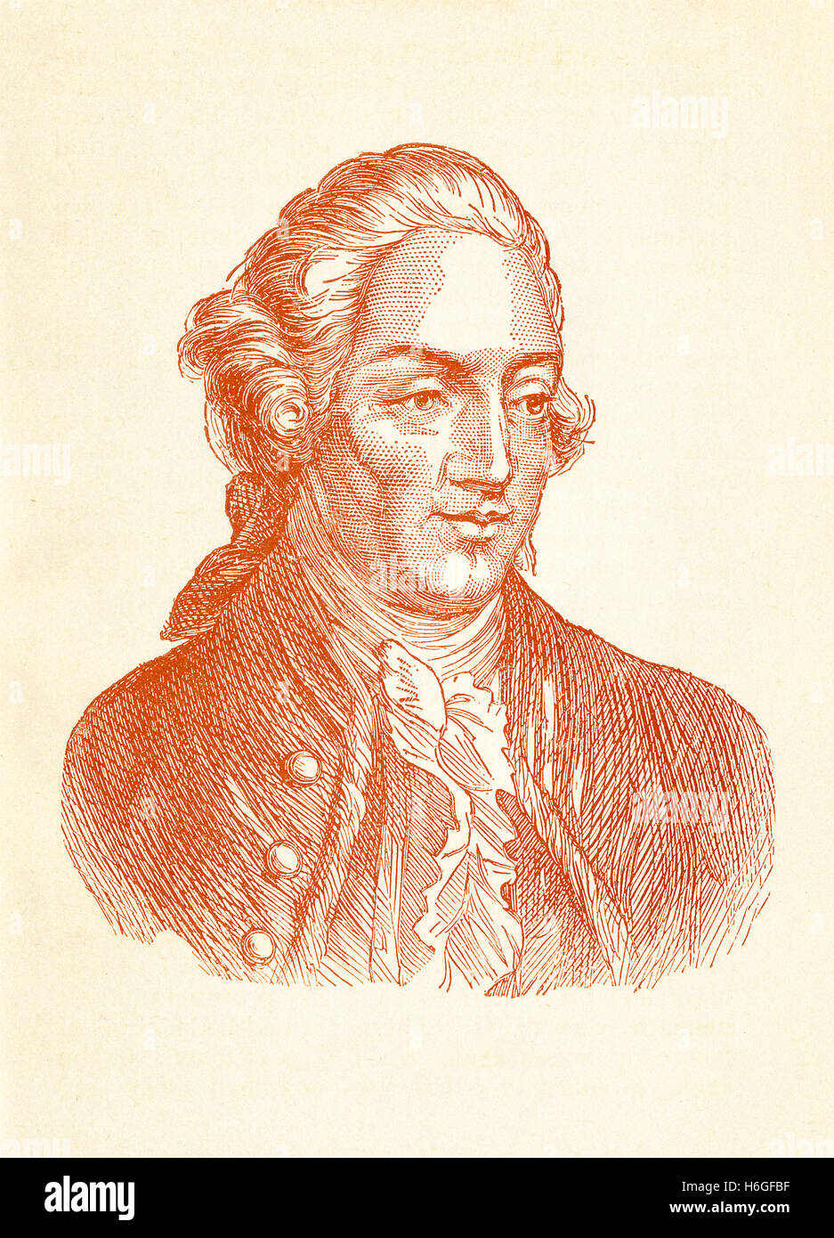 This illustration is of John Hancock (1737-1793), who  was an American Revolutionary patriot, a signer of the Declaration of Independence. He urged resistance to  Britain, the country controlling the colonies. He was president of the Continental Congress from 1775-1777. This illustration accompanied the novel 'Twice Told Tales' (dating to c. 1895) by the American novelist Nathaniel Hawthorne (1804-1864). Stock Photo