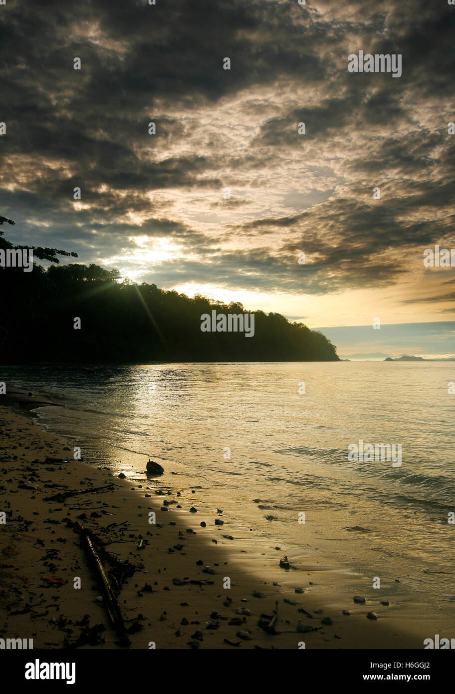 uninhabited island. Sulawesi, Indonesia Stock Photo