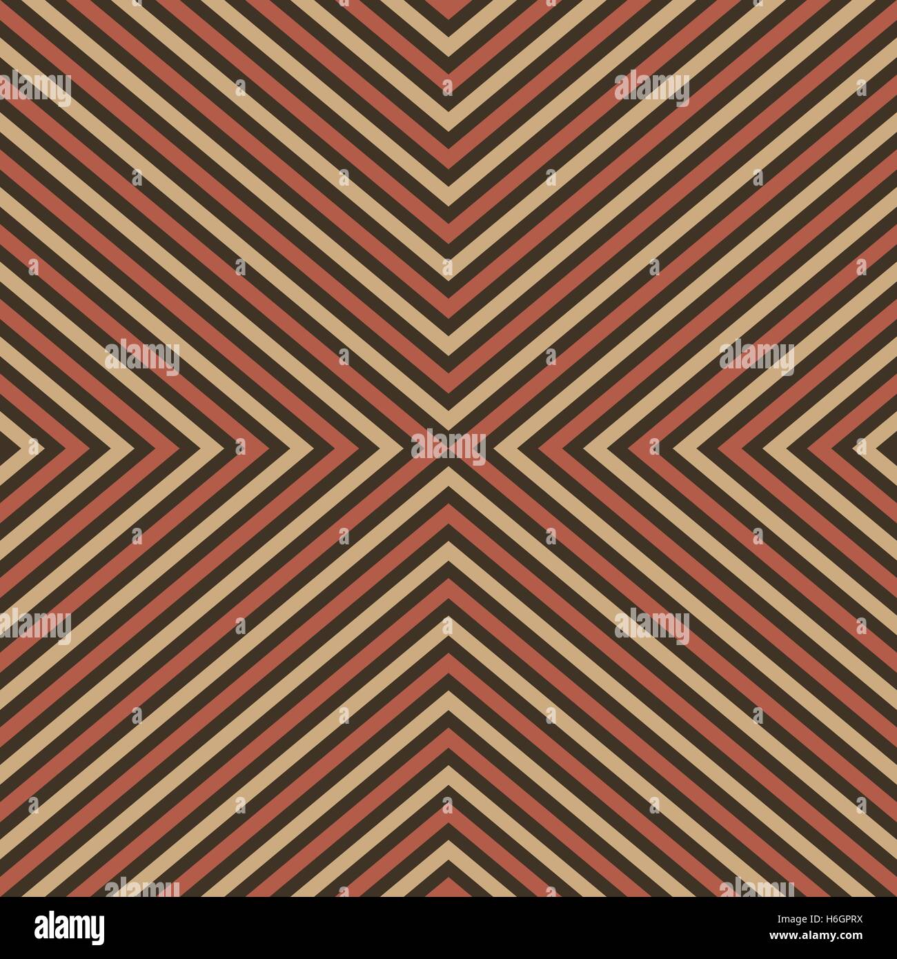 Isolated brown abstract diagonal lines background. Striped backdrop. Decorative stripes element. Bright wallpaper. Seamless texture design. Vector illustration. Stock Vector