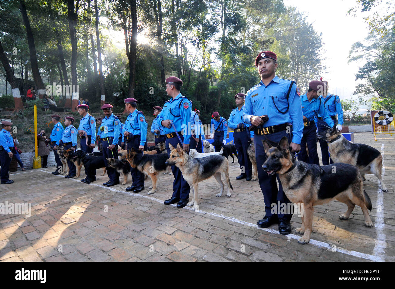 Nepal police dog hires stock photography and images Alamy
