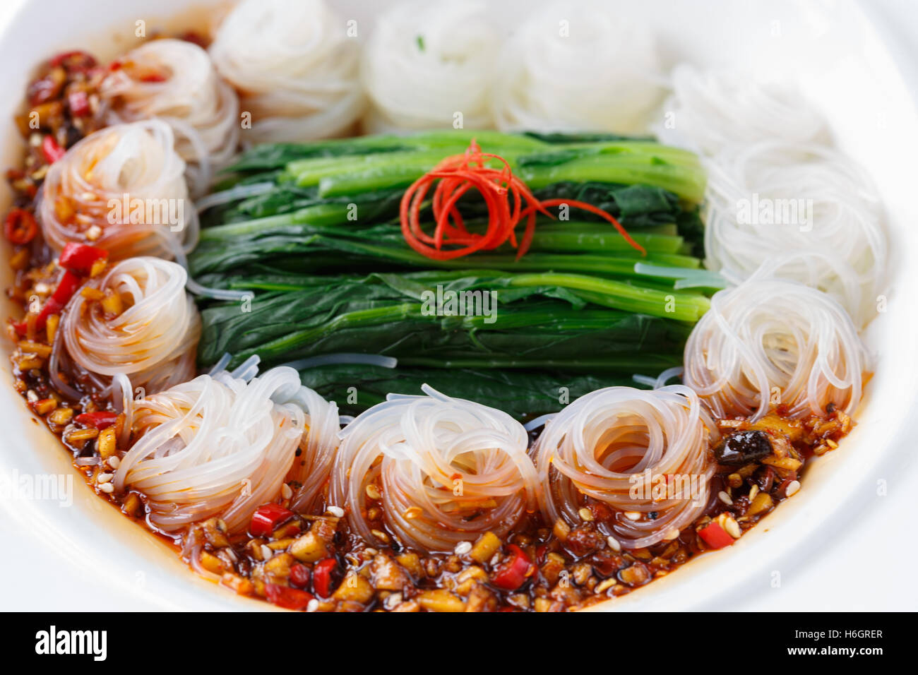 Vegetable dish, Chinese cooking Stock Photo Alamy