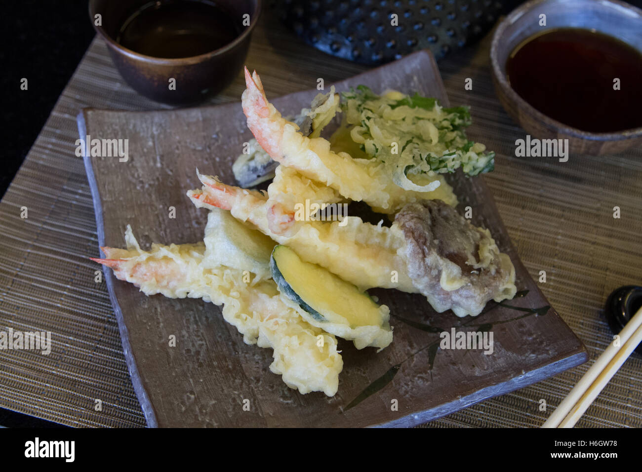 Japanese vegetable tempura Stock Photo