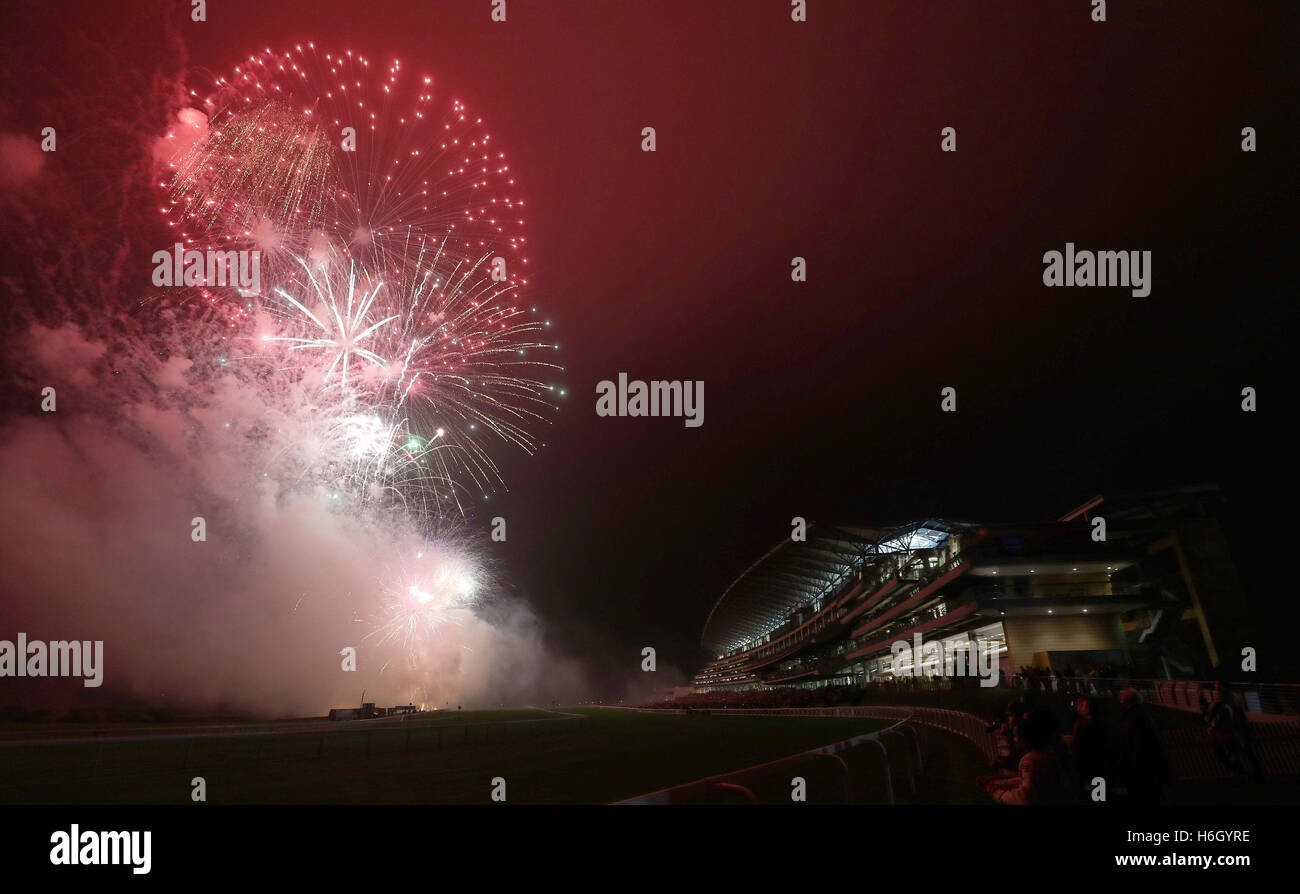 Halloween raceday firework spectacular hi-res stock photography and ...